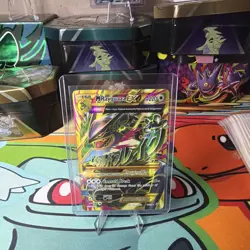 Pokemon M Rayquaza EX 98/98 XY Ancient Origins Full Art Holo Ultra Rare 220 - Image 1