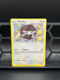 Wooloo SV103/SV122 Shiny Rare Shining Fates Shiny Vault Pokemon Holo Near Mint - Image 1