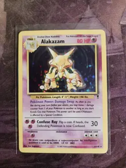 2002 Pokemon Legendary Collection Alakazam Holo #1 - Image 1
