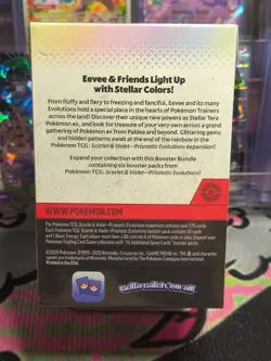 Pokemon TCG Scarlet Violet Prismatic Evolutions Booster Bundle 6-Packs Sealed - Image 3