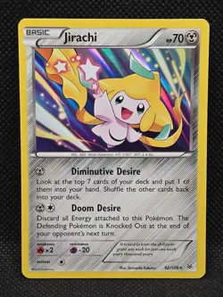 Jirachi 42/108 Holo Rare Pokemon Roaring Skies 2015 Pokemon - Image 1