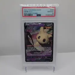 The Pokemon Company PSA 10 Mimikyu V 068/172 Brilliant Stars Ultra Rare Holo ENG - Image 1