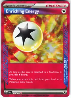 Enriching Energy 191/191 Pokemon SV08: Surging Sparks Holo ACE SPEC Rare NM - Image 1
