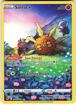 Solrock GG15/GG70 Pokemon Crown Zenith: Galarian Gallery Holo Ultra Rare NM - Image 1