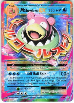 M Slowbro EX 27/108 Pokemon XY - Evolutions Holo Ultra Rare MP - Image 1