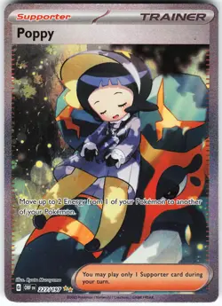 Poppy 227/197 Pokemon SV03: Obsidian Flames Holo Special Illustration Rare NM - Image 1