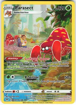 Parasect TG01/TG30 Pokemon SWSH11: Lost Origin Trainer Gallery Holo Ultra Rare N - Image 1
