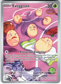 Exeggcute - 192/191 Pokemon SV08: Surging Sparks Holo Illustration Rare NM - Image 1