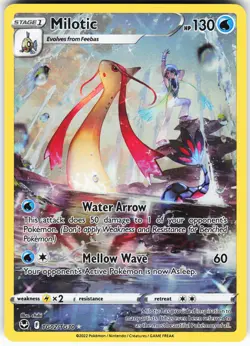 Milotic TG02/TG30 Pokemon SWSH12: Silver Tempest Trainer Gallery Holo Ultra Rare - Image 1