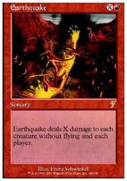 MTG - Earthquake - 7th Edition - NM, English Magic FLAT RATE SHIP - Image 1