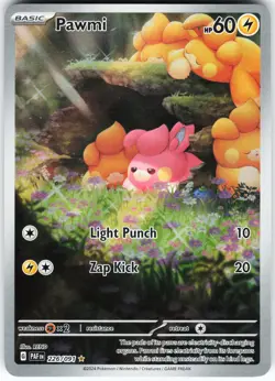 Pawmi - 226/091 Pokemon SV: Paldean Fates Holo Illustration Rare NM - Image 1