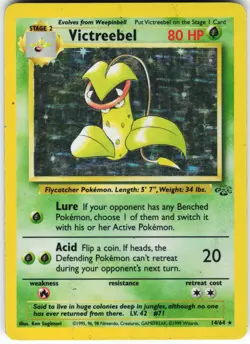 Victreebel (14) 14/64 Pokemon Jungle Holo Rare HP/DMG - Image 1