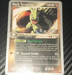 The Pokemon Company Pokemon TCG Dark Tyranitar 20/109 WC Decks 2005 Holo Rare - Image 2