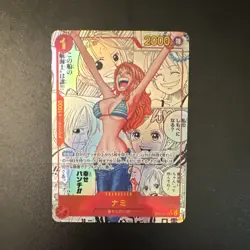 Nami R Super Parallel Manga Art OP01-016 One Piece Card Game Japanese - Image 1