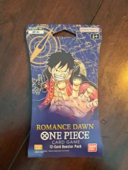 One Piece OP-01 Romance Dawn Sleeved Booster / Blister Pack (ENGLISH) – SEALED - Image 1