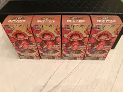 One Piece JP Factory Seal Tape Booster Box Lot 4 PRB-01 U.S Seller Free Shipping - Image 1