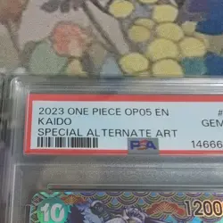 One Piece TCG Kaido SP Alt Art OP04-044 SR ENGLISH | PSA 10 Gem - Image 3