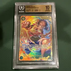 2025 One Piece Carrying On His Will #OP13-118 Monkey.D.Luffy SEC BGS 10 PRISTINE - Image 1