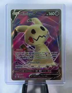 Pokemon TCG Mimikyu V 148/163 Battle Styles Ultra Rare Holo Full Art 160 HP - Image 1