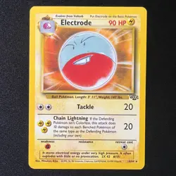 ⚡ Electrode 18/64 – Jungle Vintage WOTC Rare Pokemon Cards TCG MP - Image 1