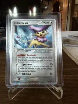 Pokemon TCG Delcatty EX Crystal Guardians Holo Card 2006 91/100 Vintage - Image 1