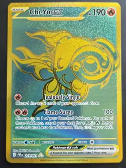 Pokemon Card - Chi-Yu EX - Paldean Fates - 241/091 - Hyper Rare - M/NM - Image 1