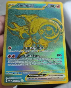 Pokemon Card - Chi-Yu EX - Paldean Fates - 241/091 - Hyper Rare - M/NM - Image 3
