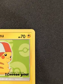 Ash's Pikachu SM112 Non Holo SM Promos Pokemon Card - NM - Image 2