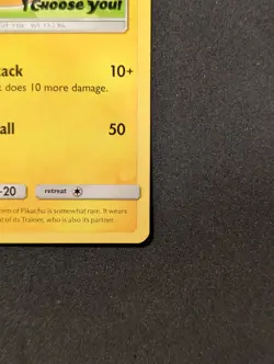 Ash's Pikachu SM112 Non Holo SM Promos Pokemon Card - NM - Image 3