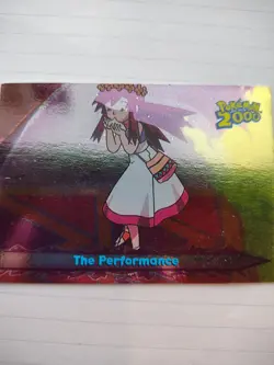 Pokemon Topps Card Foil Pokemon 2000 The Performance Blue Label - Image 3