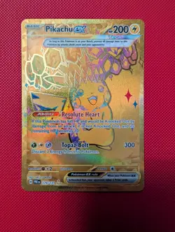 Pikachu 179/131 Gold Hyper Rare Pokemon Prismatic Evolutions Card - Image 1