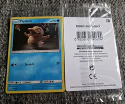Pokemon TCG Sealed Psyduck SM199 Black Star Promo Card Detective Pikachu - Image 1