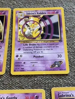 Pokemon Lot of 7 Sabrina’s Cards of 132. Lightly Played Free Shipping! - Image 4