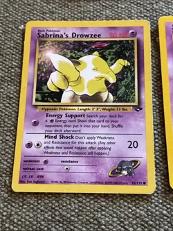 Pokemon Lot of 7 Sabrina’s Cards of 132. Lightly Played Free Shipping! - Image 5