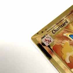 Pokemon Celebrations Charizard Gold Metal Card #4/102 Promo 25th Anniversary - Image 3