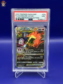 2022 Pokemon - Full Art Charizard VSTAR #262 - Ultra Premium Collection - PSA 9 - Image 1