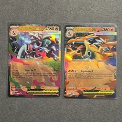 Mega Charizard ex X & Y Duo Bundle Holo Promo Pokemon TCG - Image 1