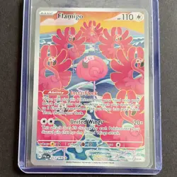 The Pokemon Company Flamigo 227/193 Paldea Evolved Illustration Rare Holo 110 HP - Image 1