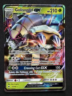 Golisopod GX 17/147 Burning Shadows Ultra Rare English Pokemon Card - Image 1