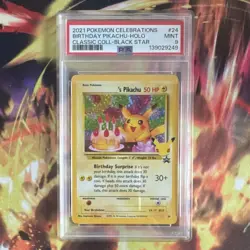 The Pokemon Company Celebrations Classic Collection _____'s Pikachu 24 Holo PSA… - Image 1