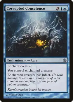 Corrupted Conscience 22 MTG NM Mirrodin Besieged - Image 1