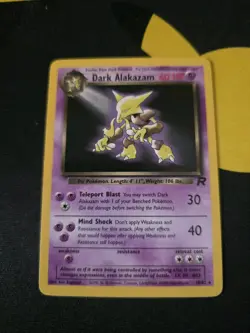 Pokemon Dark Alakazam TCG 18/82 Unlimited Non-Holo - Image 1