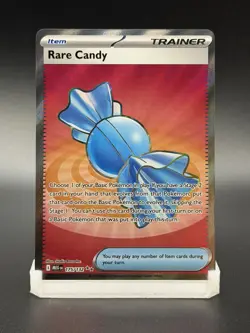 Pokemon Rare Candy Full Art Holo Ultra Rare Trainer Item 175/132 Me01 2016 - Image 1