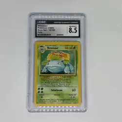Pokemon 1999 Venusaur 015/102 Base Set Holo CGC 8.5 - Image 1