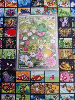 Pokemon TCG Fomantis 085/084 IR Illustration Rare Pitch Black PBL Mint - Image 1