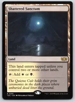 Shattered Sanctum - Commander Tarkir Dragonstorm - MTG - Magic - Near Mint - Image 1