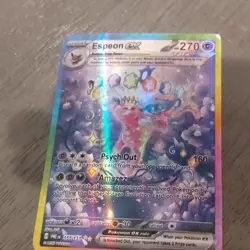 Pokemon Espeon ex 155/131 SV Prismatic Evolutions SIR Holo Full Art English - Image 1