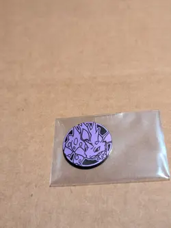 Pokemon Purple Nidorino Mini Coin From 151 Chinese - Image 1