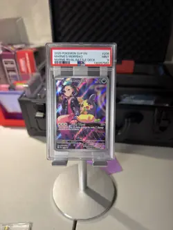 Pokemon PSA 9 Marnie's Morpeko #206 Scarlet & Violet Promo 2025 EN Holo - Image 1