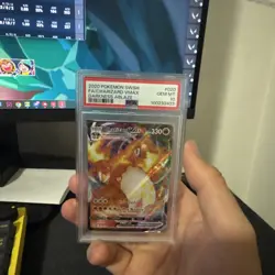 Full-Art Charizard VMAX Pokemon 2020 Darkness Ablaze English 020/189 PSA 10 - Image 3